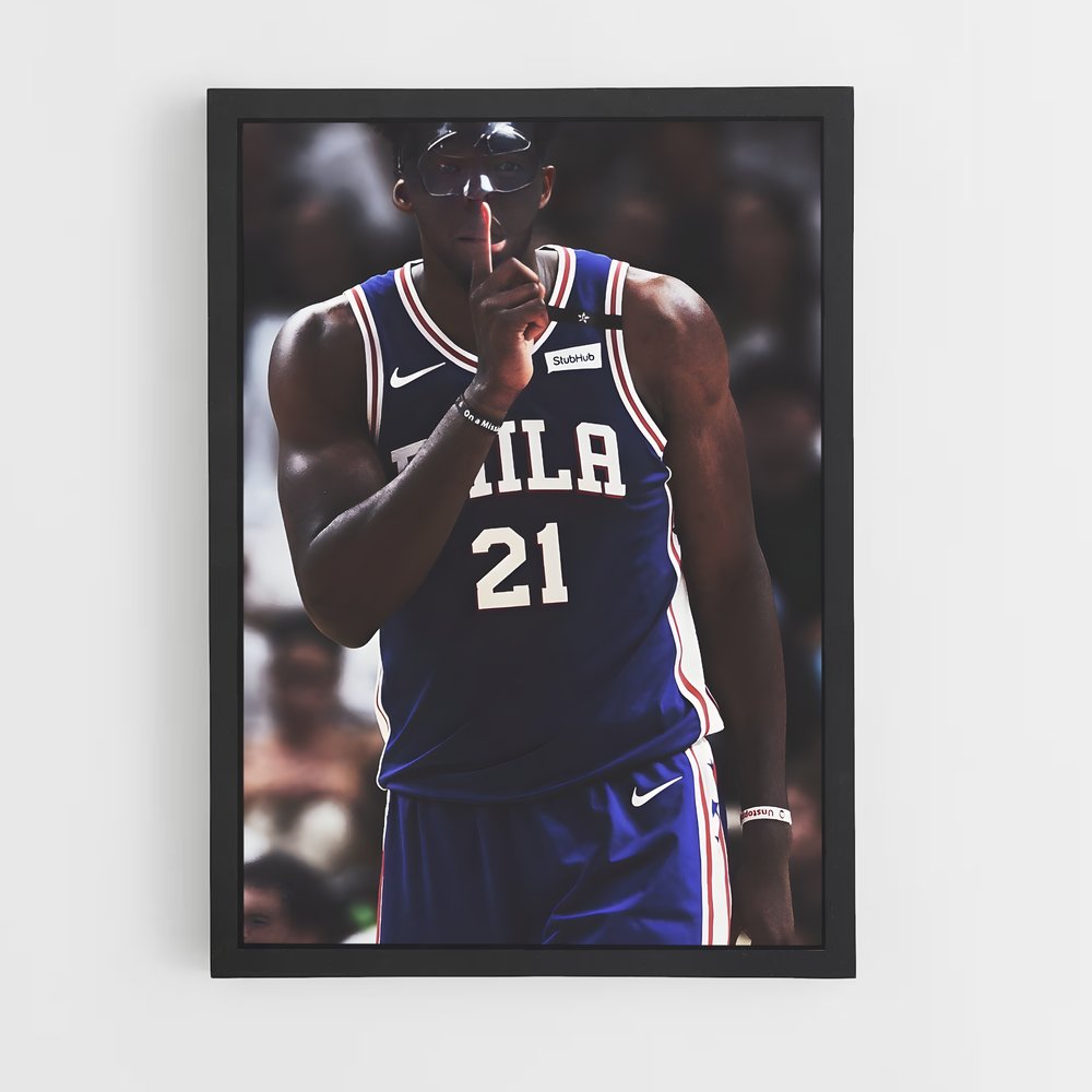 Poster Joel de embiid – affiche Basketball (vue 2)